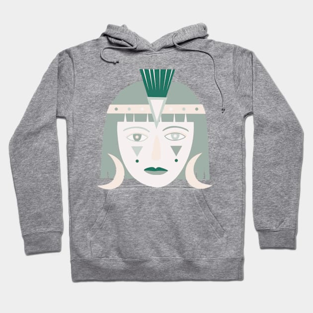 Queen Moon Hoodie by JUDY KOOT